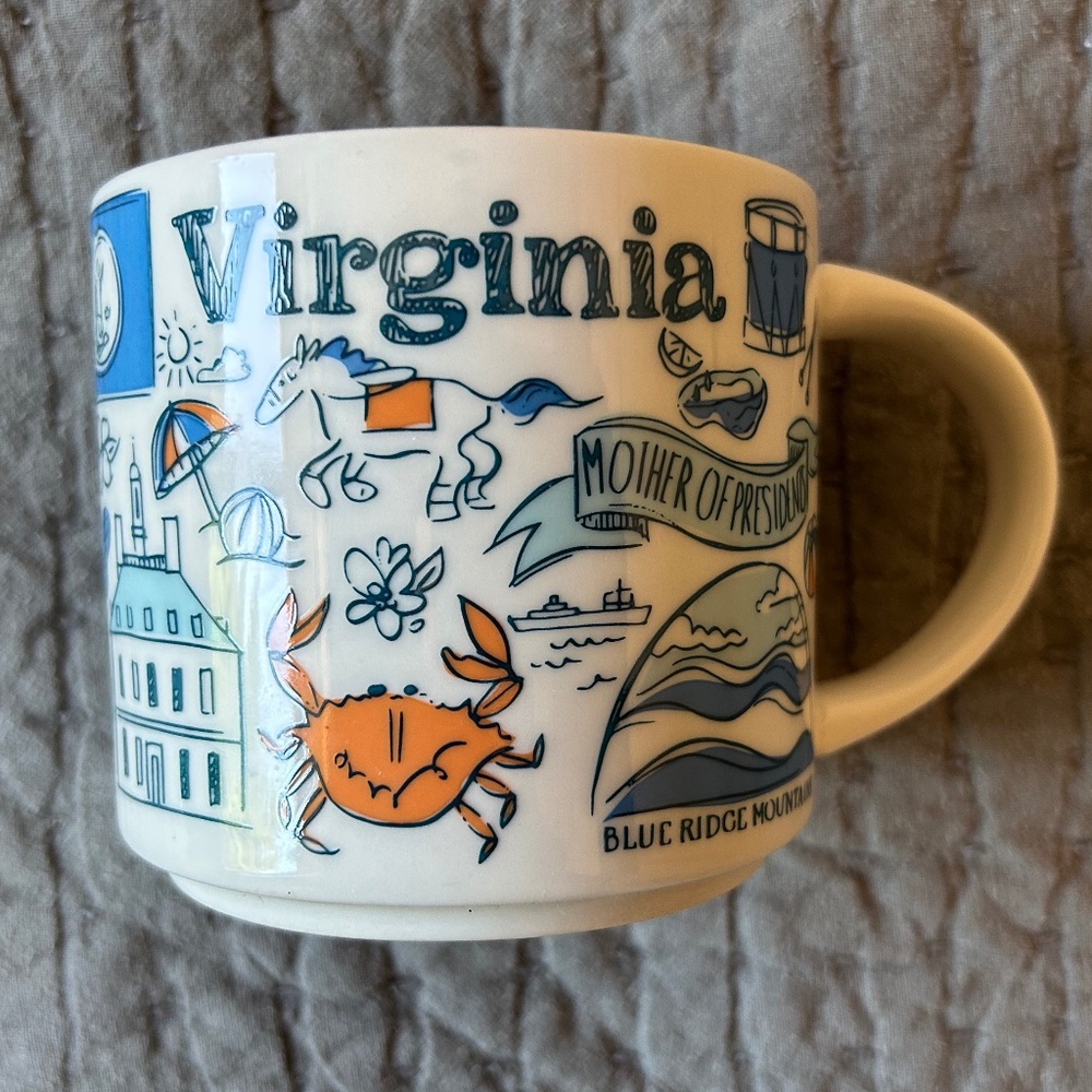 Starbucks Virginia 2021 Been There Series Mug
